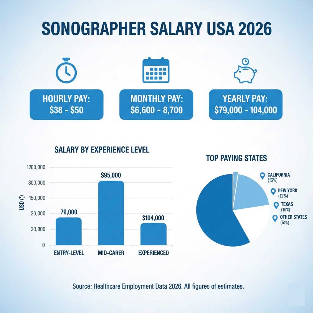 Sonographer Salary in USA