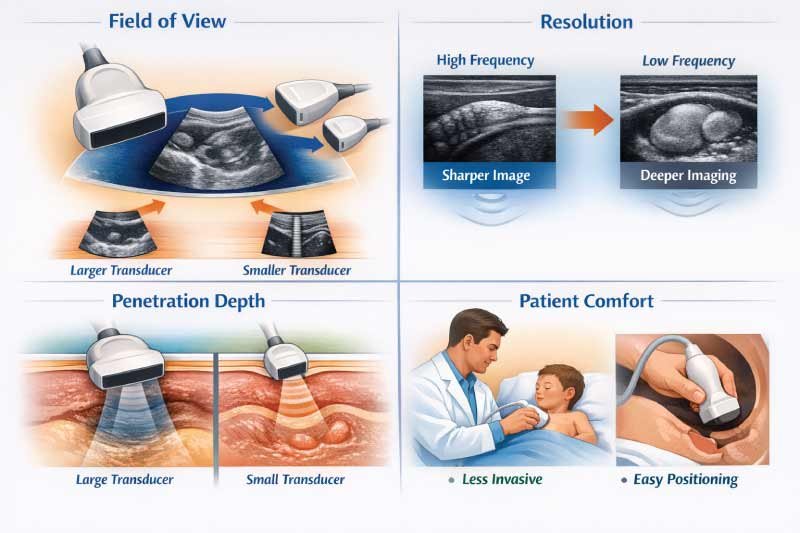 How Ultrasound Transducer Size Affects Imaging