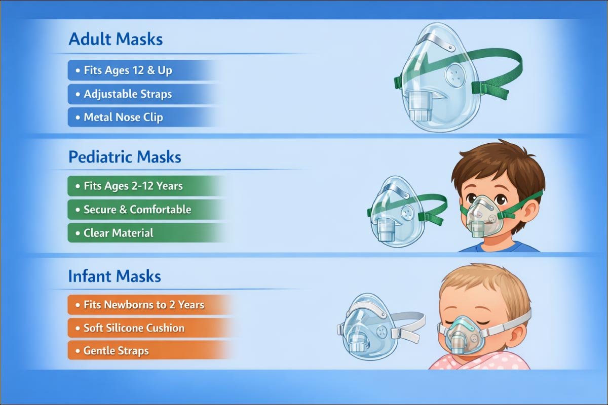 Oxygen Mask Size Guide