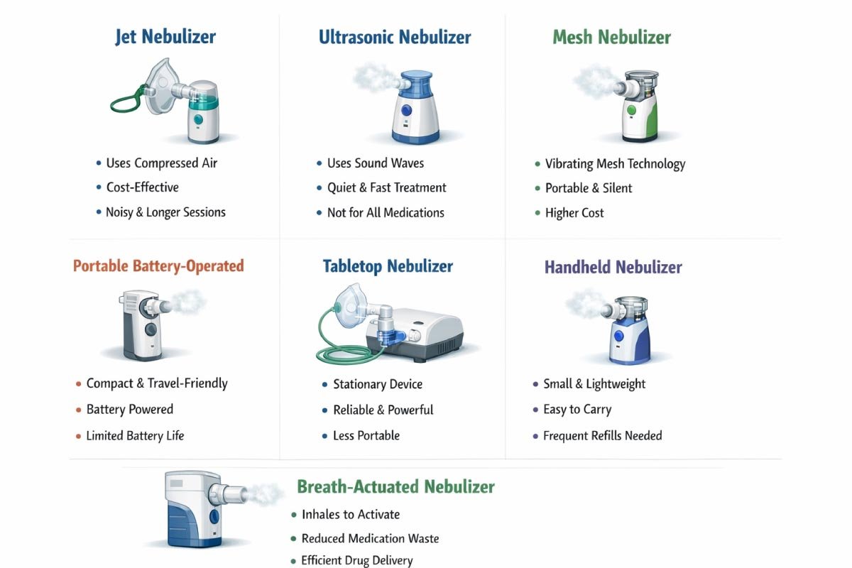 Types of Nebulizers