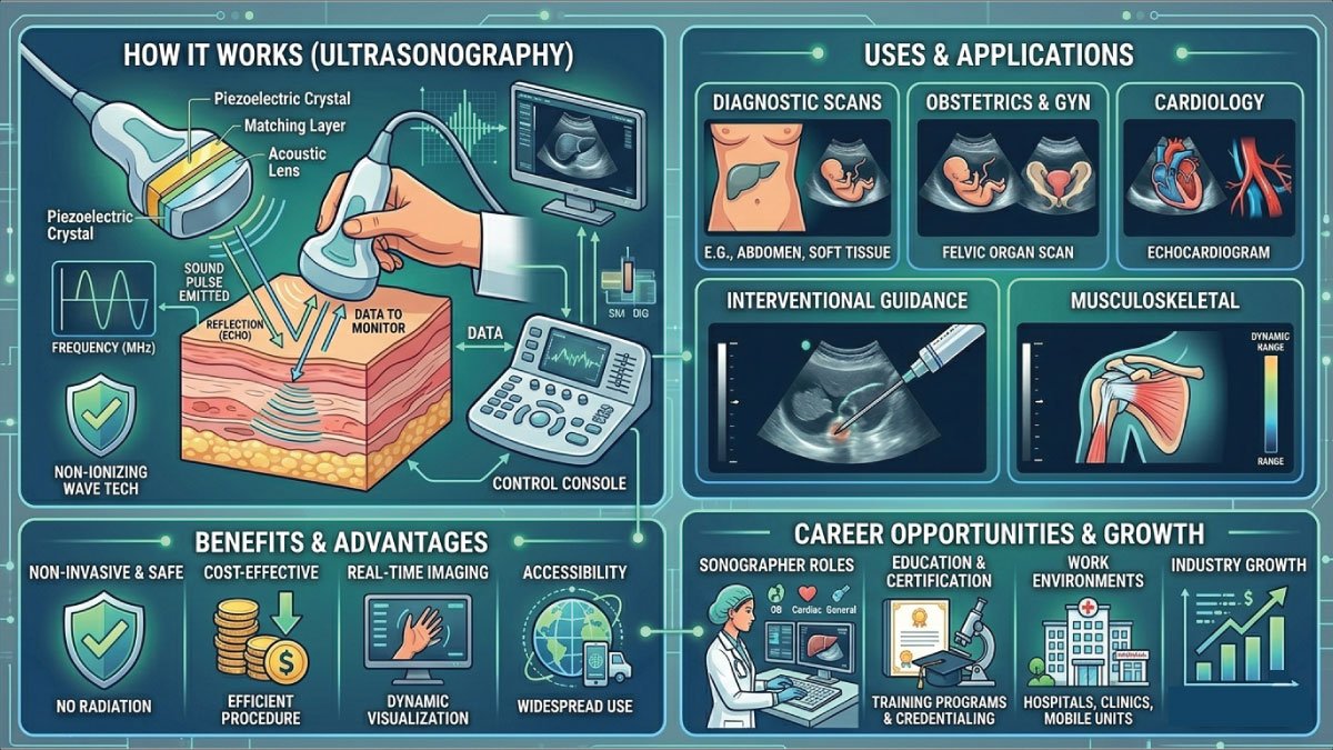 Ultrasonography: Uses, Benefits, Career & How It Works