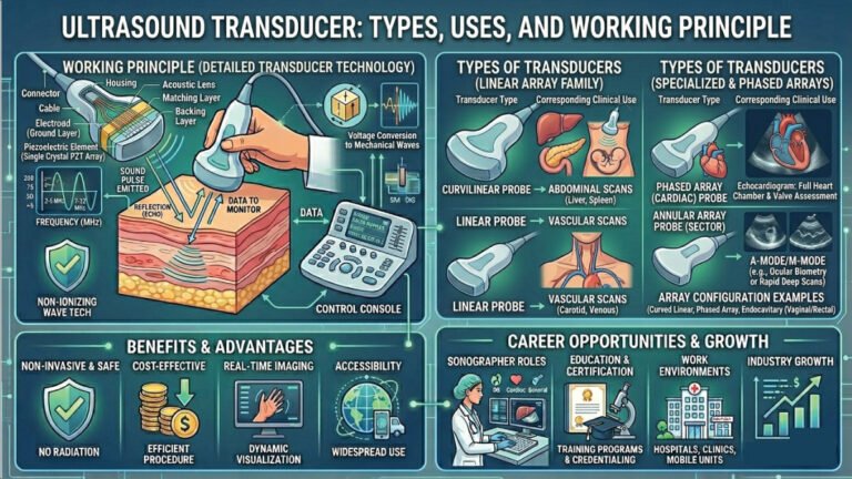 Ultrasound Transducer: Types, Uses, And Working Principle - Sonographer ...