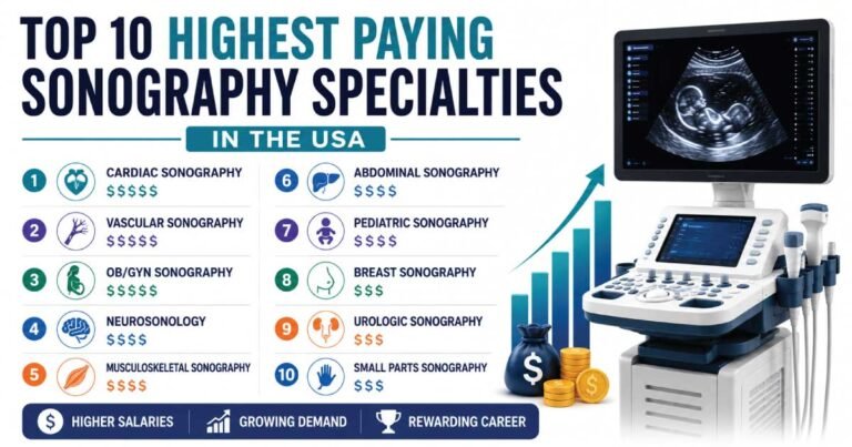 Highest Paying Sonography Specialties in the USA