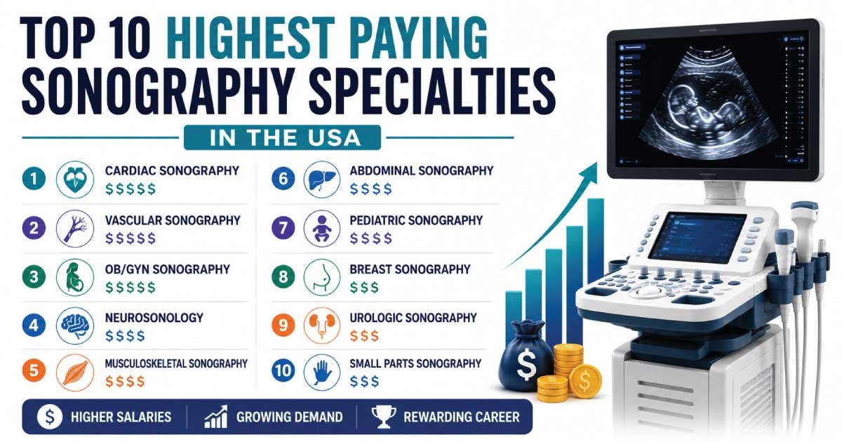 Highest Paying Sonography Specialties in the USA
