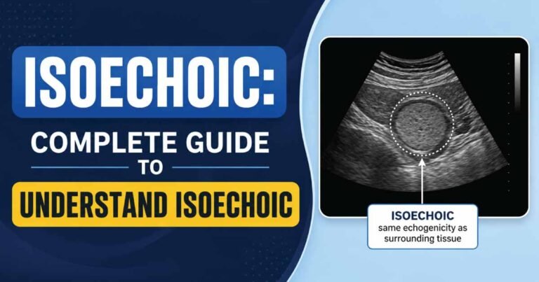 Isoechoic: Complete Guide to Understand Isoechoic