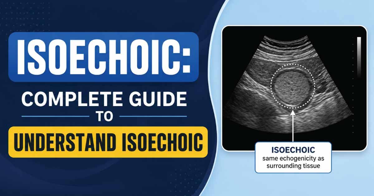 Isoechoic: Complete Guide to Understand Isoechoic