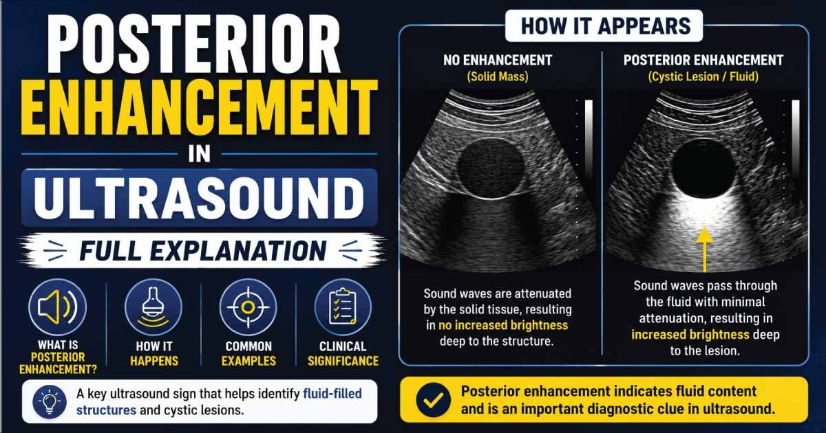 Posterior Enhancement in Ultrasound