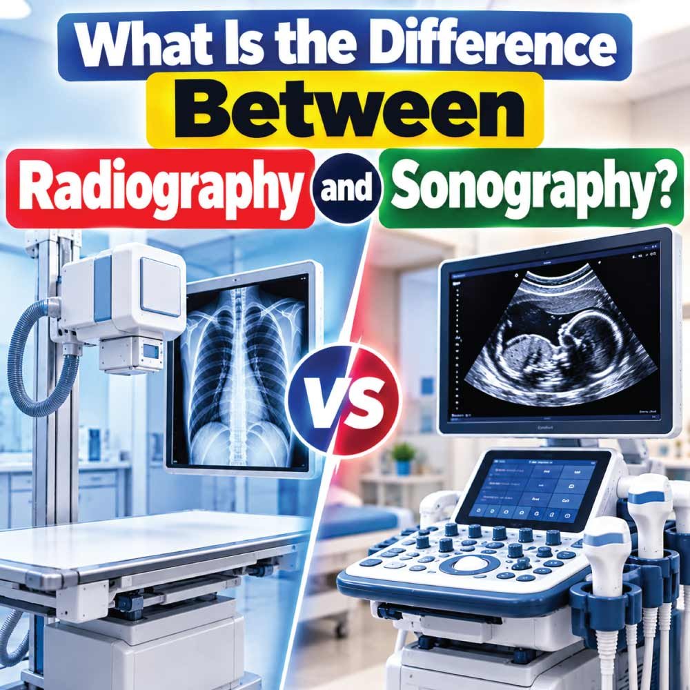 What Is the Difference Between Radiography and Sonography